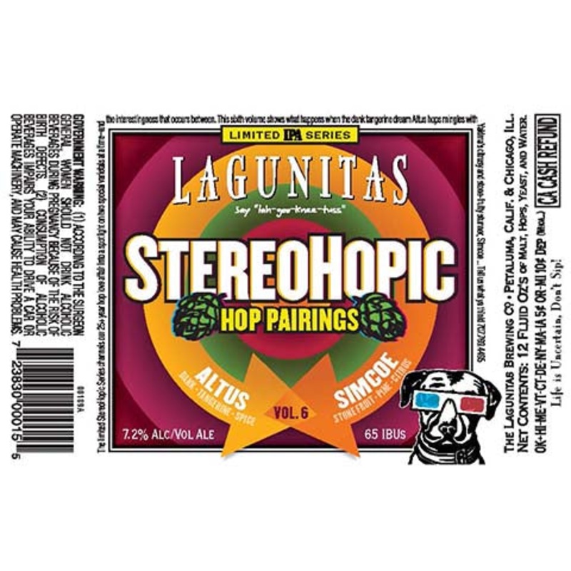 Lagunitas Stereohopic Vol. 6 12OZ SINGLE CAN