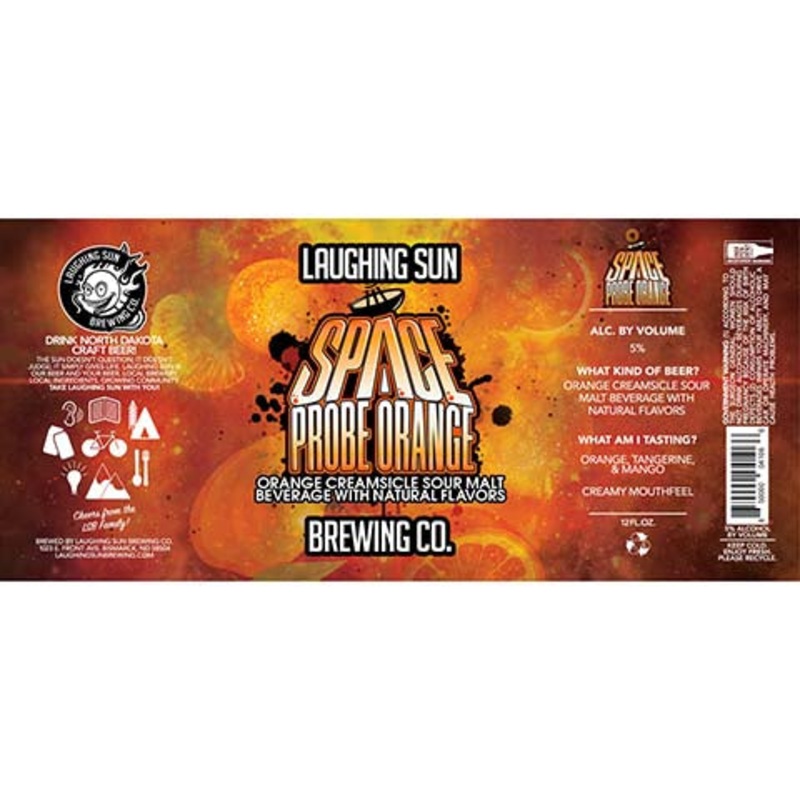 Laughing Sun Space Probe Orange 12OZ SINGLE CAN