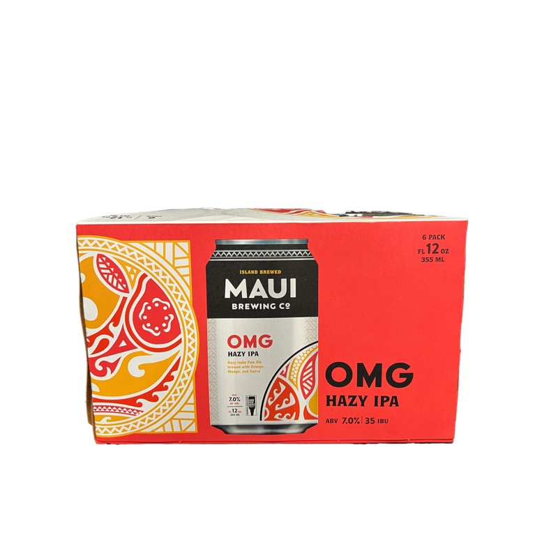 Maui OMG Hazy IPA 6 Pack Cans