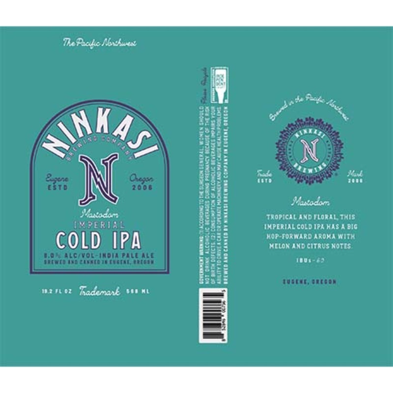 Ninkasi Mastordom Imperial Cold IPA 19.2OZ CAN