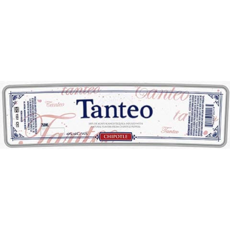Tanteo Chipotle Blanco Tequila 750ML BTL
