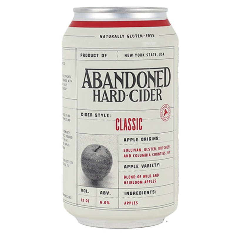 Abandoned Classic Hard Cider 12OZ SINGLE CAN