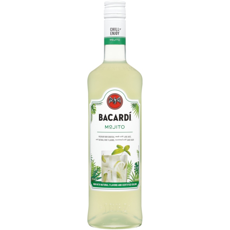 BACARDI MOJITO CLASSIC COCKTAILS 25 750ML 750ML