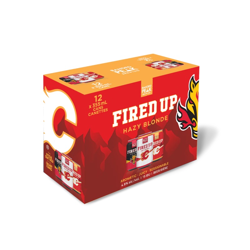 BANDED PEAK FIRED UP HAZY BLONDE ALE 355ML 12PK CAN @ Sage Hill [1045522] 4260 ml