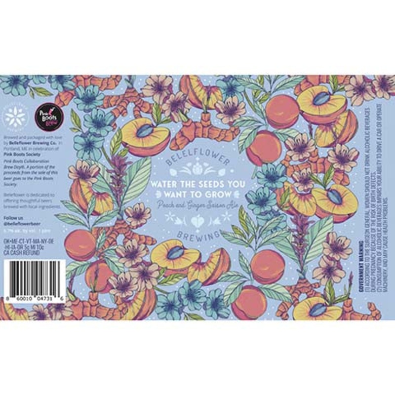 Belleflower Water The Seeds You Want to Grow Saison 16OZ SINGLE CAN