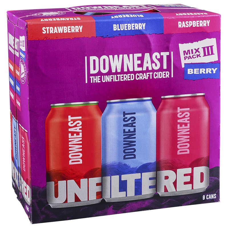 Cider Downeast 9pk Mixed Berry #3
