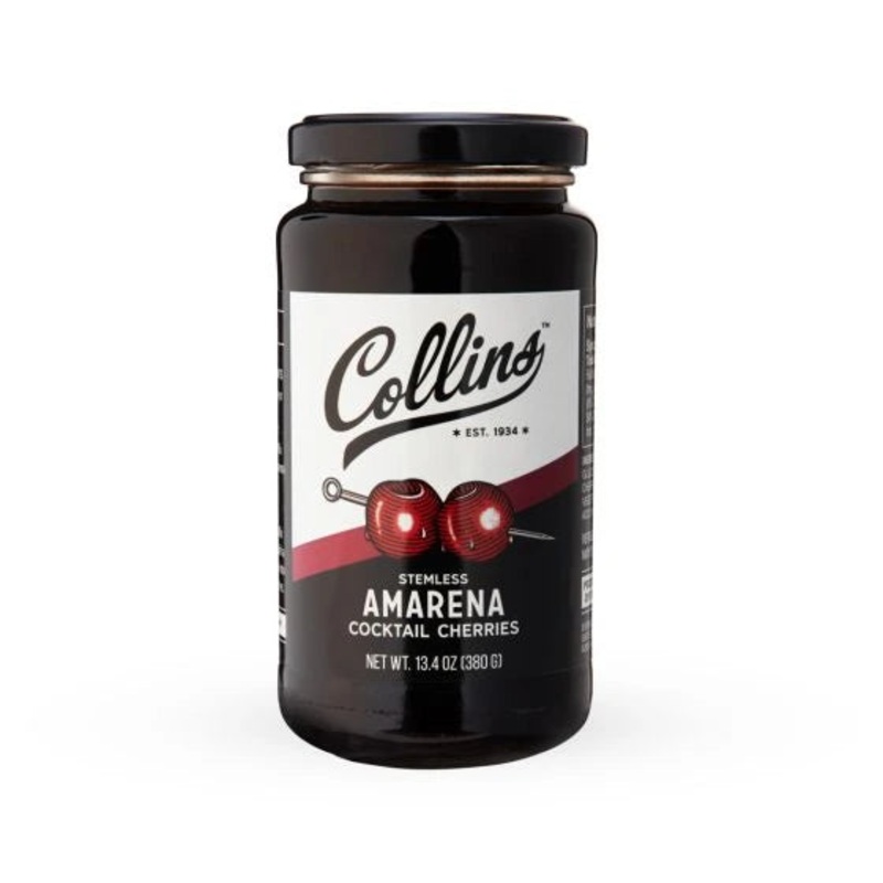 COLLINS AMARENA CHERRIES 13.4OZ @ St. Albert [1047906] 396 ml
