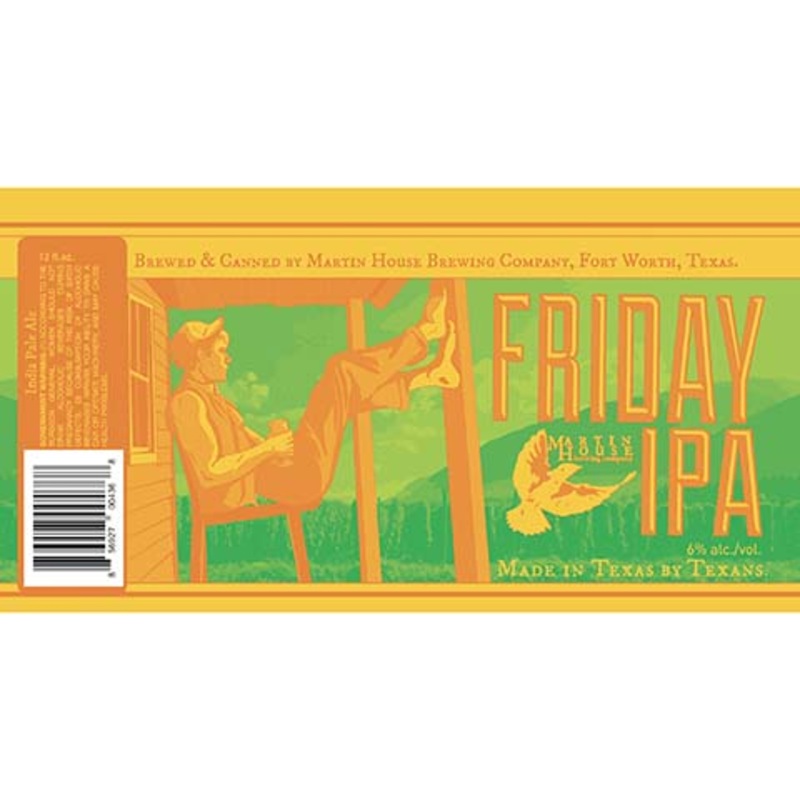 Martin House Friday IPA 12OZ SINGLE CAN