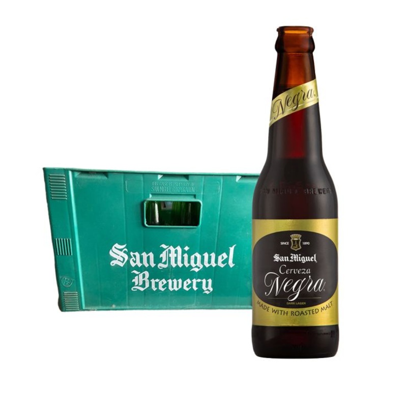 San Miguel Cerveza Negra 330ml Bottle x24