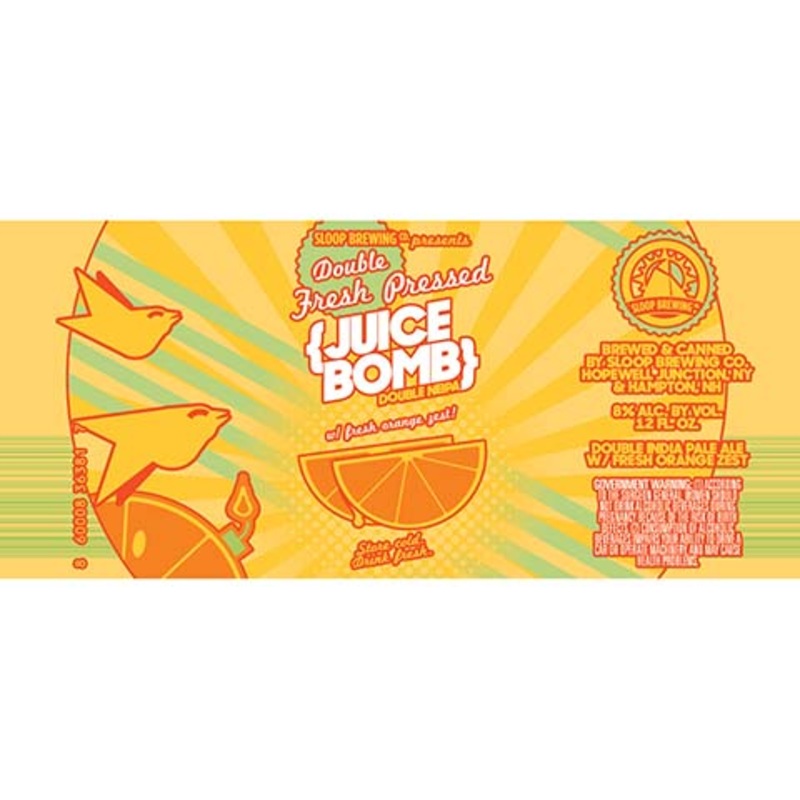 Sloop Double Fresh Pressed Juice Bomb Double NEIPA 12OZ SINGLE CAN