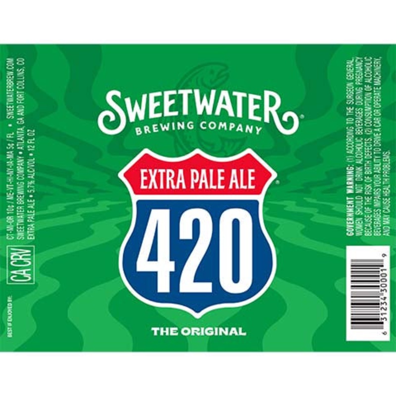 Sweetwater The Original 420 Extra Pale Ale 12OZ SINGLE CAN