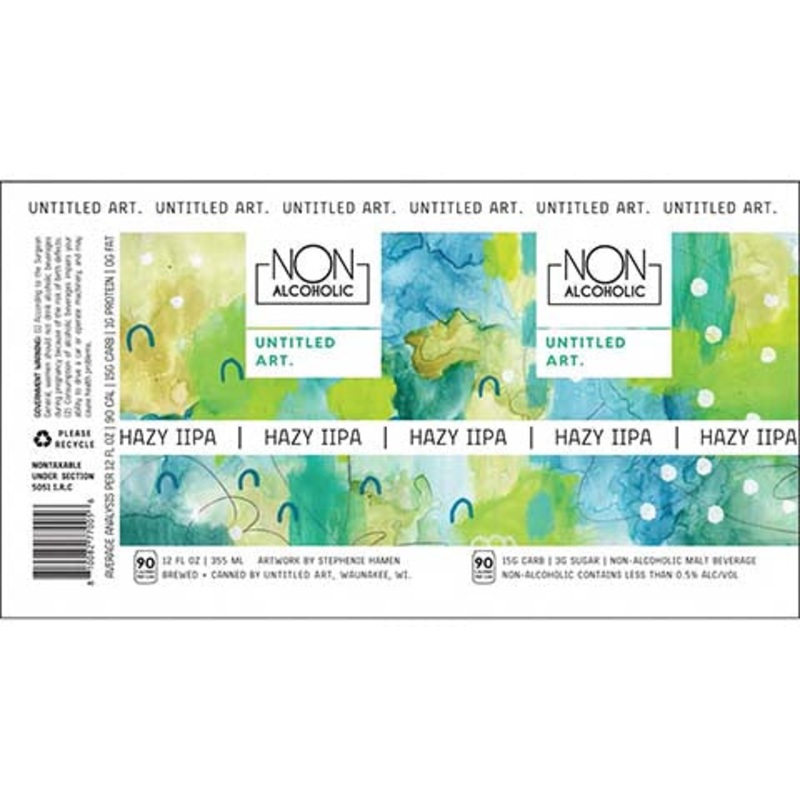 Untitled Art Hazy IIPA (Non-Alcoholic) 12OZ SINGLE CAN