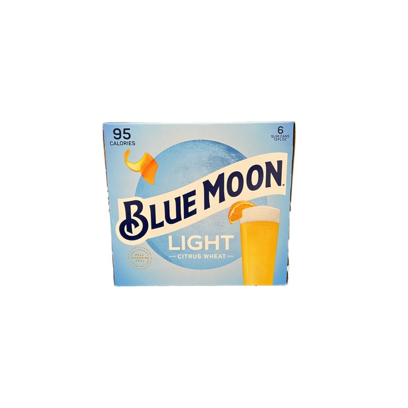 Blue Moon Light 6 Pack Cans