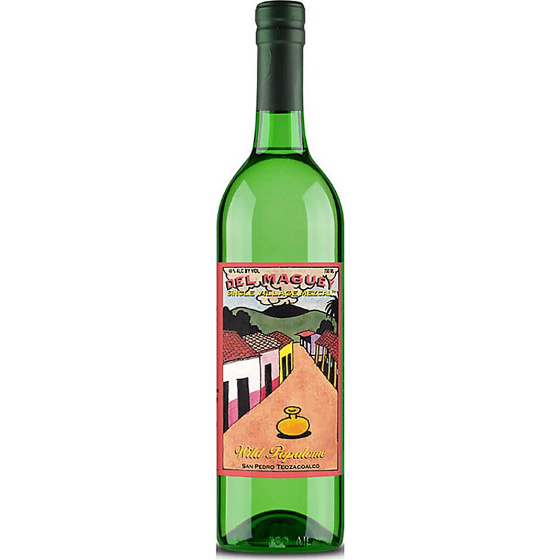 DEL MAGUEY MEZCAL SINGLE VILLAGE WILD PAPALOME SAN PEDRO TEOZACOAL 90 750ML 750ML