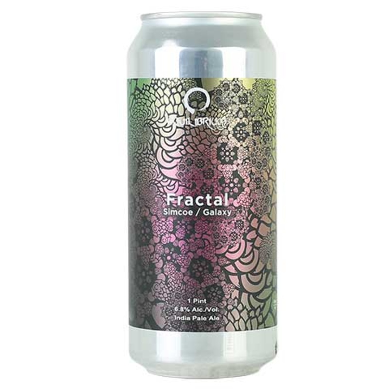 Equilibrium Fractal Simcoe/Galaxy IPA 16OZ SINGLE CAN