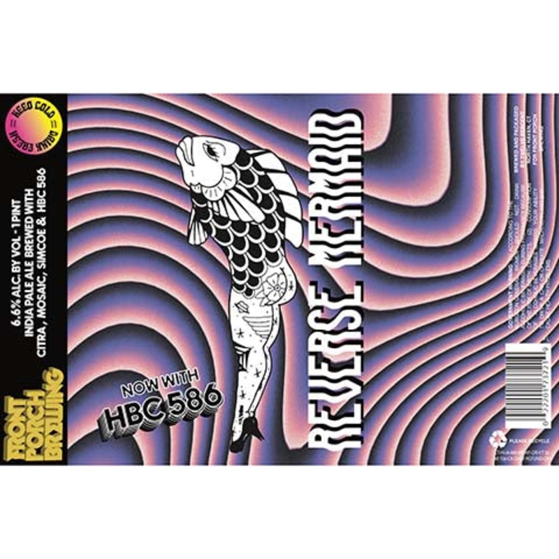 Front Porch Reverse Mermaid IPA (Citra, Mosaic, Simcoe, & HCB 586) 16OZ SINGLE CAN