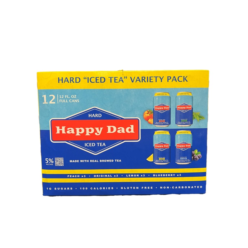 Happy Dad Hard Iced Tea Variety 12 Pack Cans