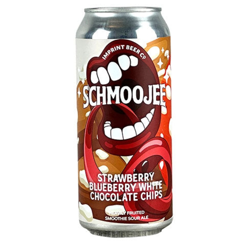 Imprint Schmoojee Strawberry Blueberry White Chocolate Chips Sour 16OZ SINGLE CAN