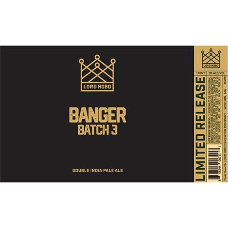 Lord Hobo Banger Batch 3 DIPA 16OZ SINGLE CAN