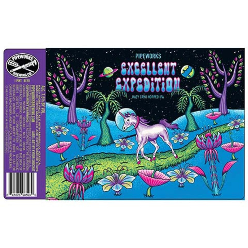 Pipeworks Excellent Expedition Hazy Cryo Hopped IPA 16OZ SINGLE CAN