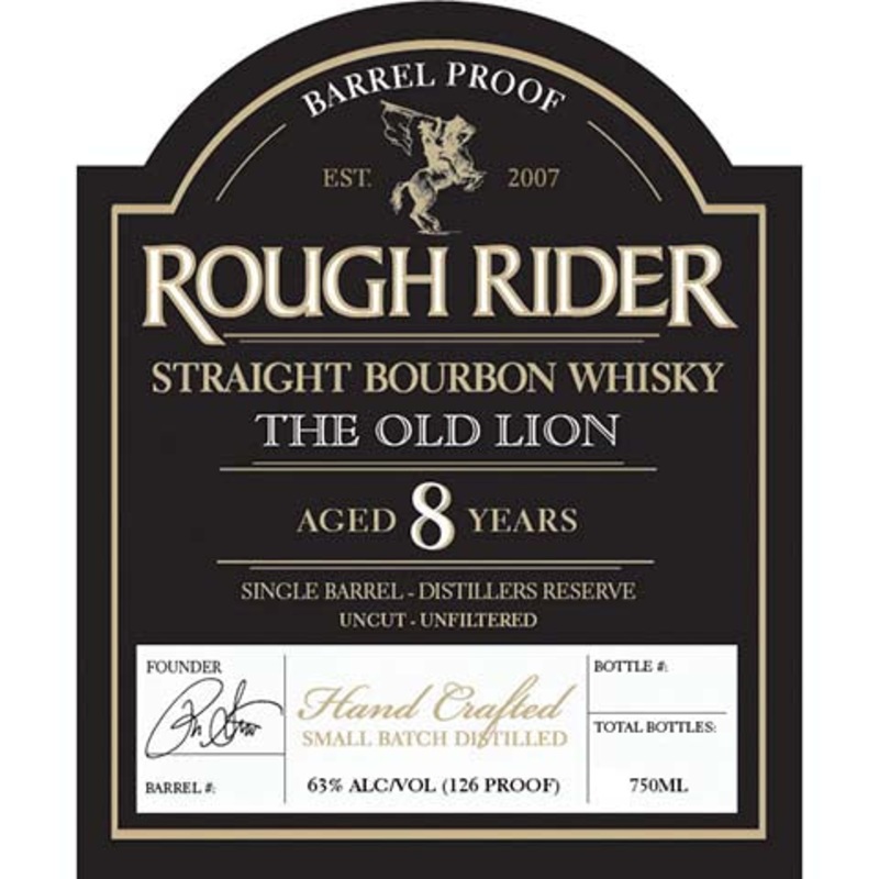 Rough Rider The Old Lion Straight Bourbon Whisky 750ML BTL