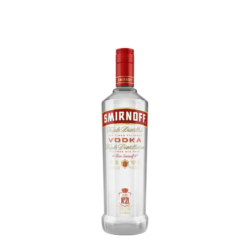 Smirnoff Vodka Flask Bottle 750mL