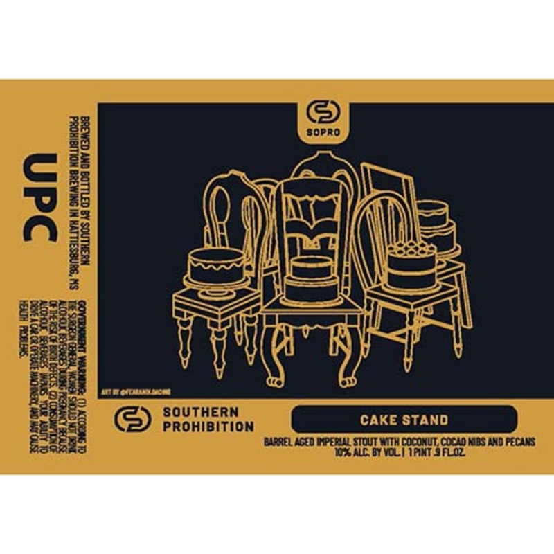 Southern Prohibition Cake Stand Imperial Stout 500ML BTL