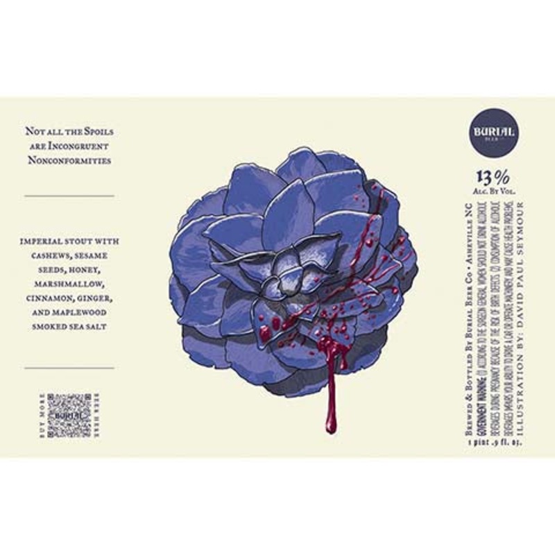 Burial Not All the Spoils are Incongruent Nonconformities Imperial Stout 500ML BTL