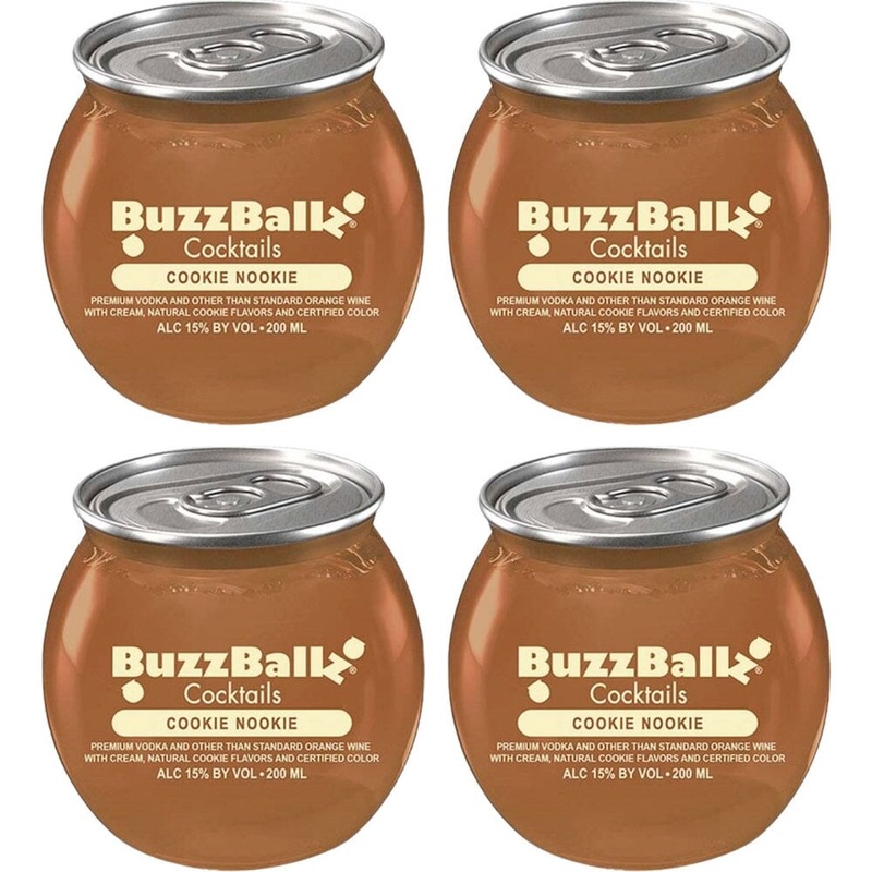 Buzzballz Cookie Nookie Pre-Mixed Cocktails 4-Pack