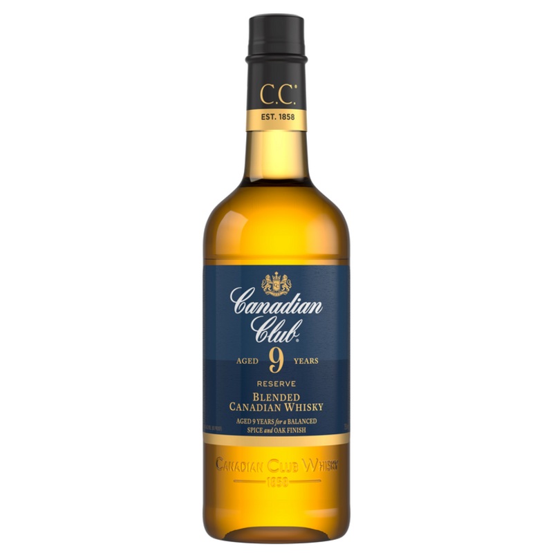 CANADIAN CLUB CANADIAN WHISKY RESERVE 9 YR 80 750ML 750ML