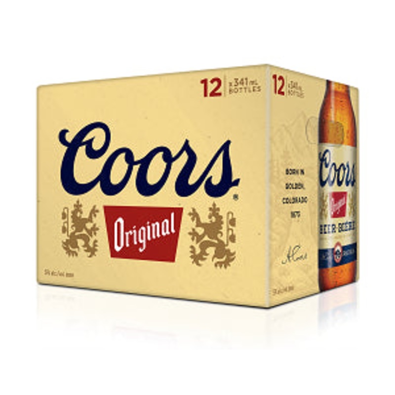 COORS ORIGINAL 341ML 12PK BT @ Windermere [1002858] 4092 ml