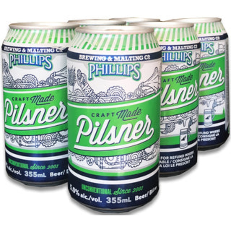 PHILLIPS IMPLOSION PILSNER 355ML 6PK CAN @ Township [1005282] 2130 ml