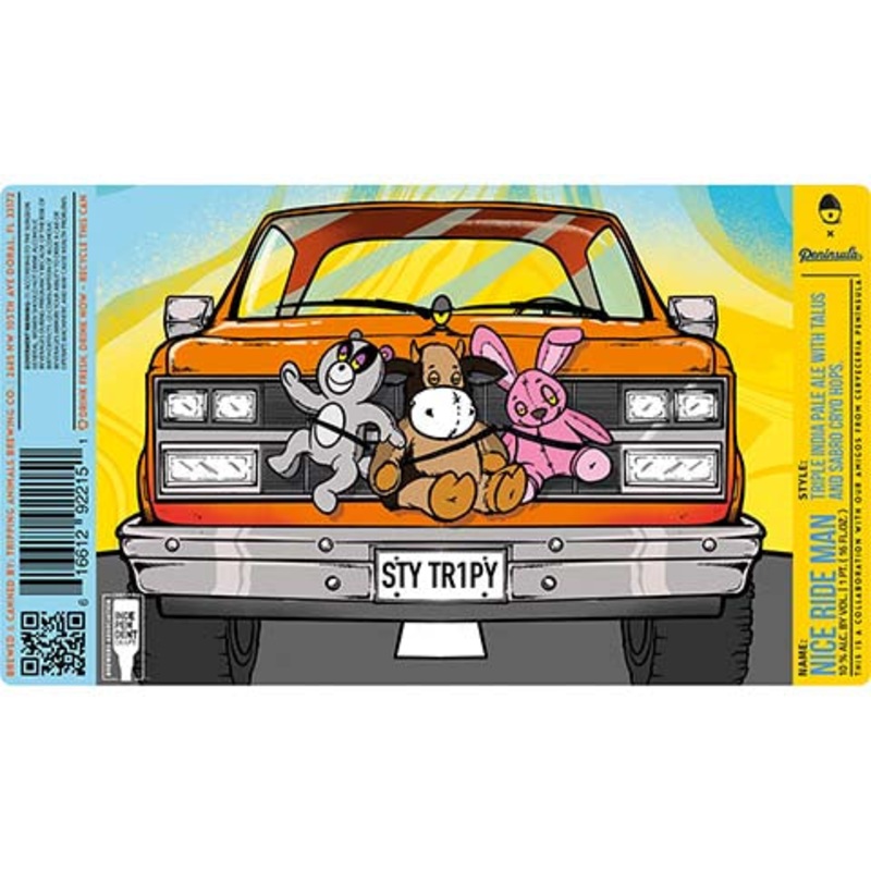 Tripping Animals Nice Ride Man TIPA 16OZ SINGLE CAN