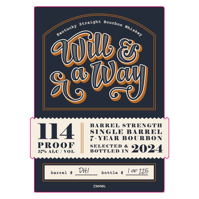 Will & A Way 7 Year Kentucky Straight Bourbon Whiskey