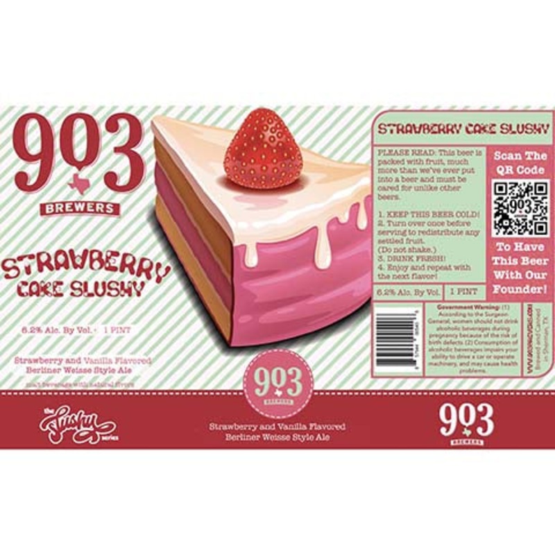 903 Brewers Strawberry Cake Slushy 16OZ SINGLE CAN