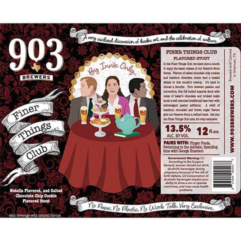 903 Finer Things Club Stout 12OZ SINGLE CAN