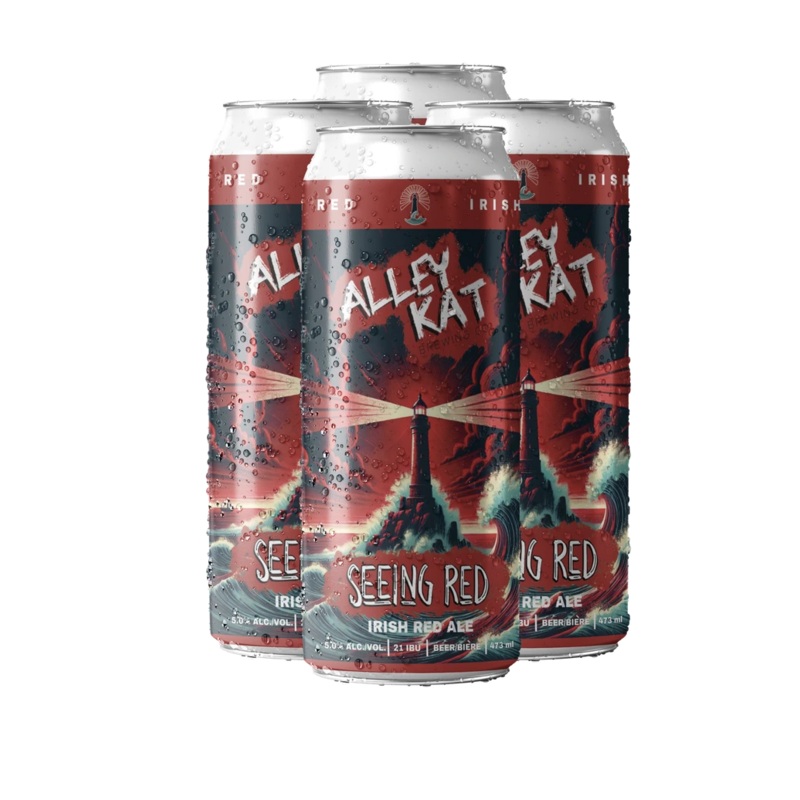 ALLEY KAT SEEING RED IRISH RED ALE 473ML 4PK CAN @ MacTaggart Ridge [1055477] 1892 ml