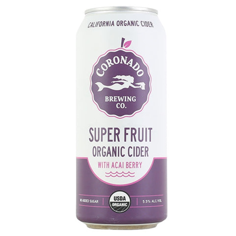 Coronado Super Fruit Organic Cider 16OZ SINGLE CAN