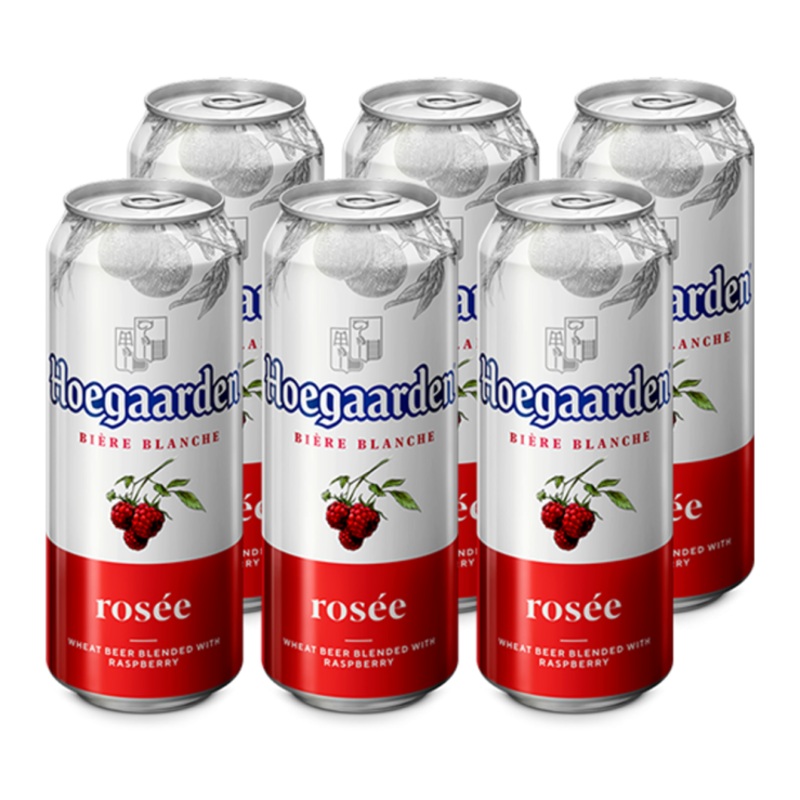 Hoegaarden Rose Beer 500ml Can x6