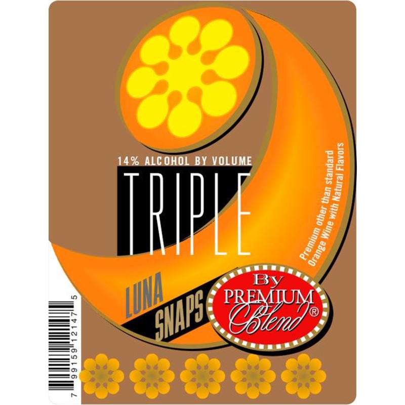 TRIPLE LUNA SNAPPS FERMENTED TRIPLE SEC 14% PET 1 L