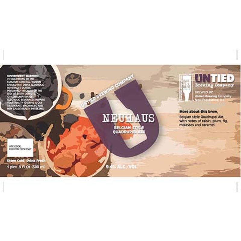 Untied Neuhaus Belgian Style Quadruel Ale 500ML BTL