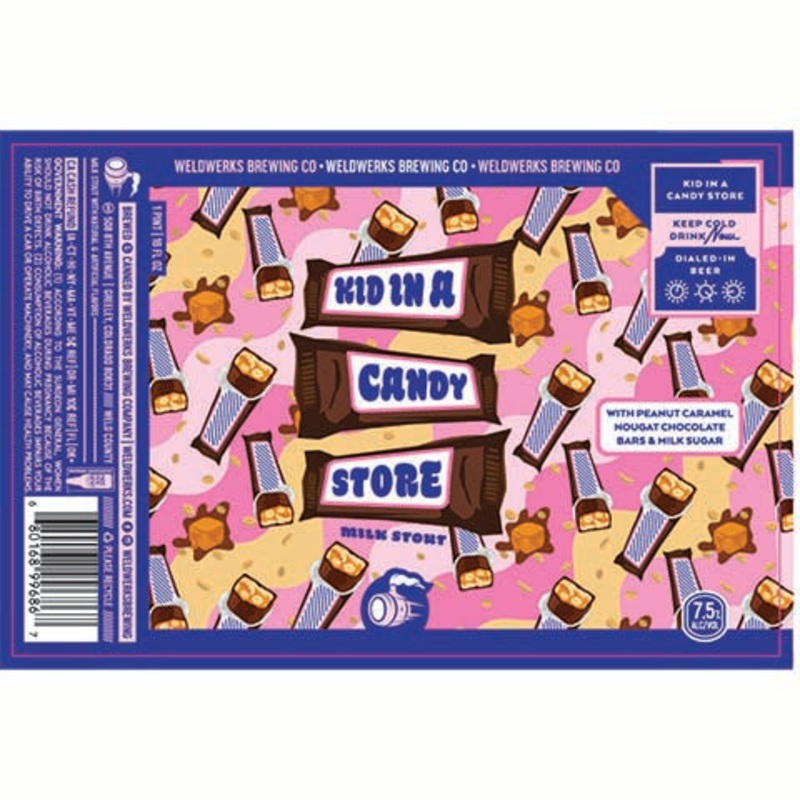 Weldwerks Kid In A Candy Store Milk Stout 16OZ SINGLE CAN