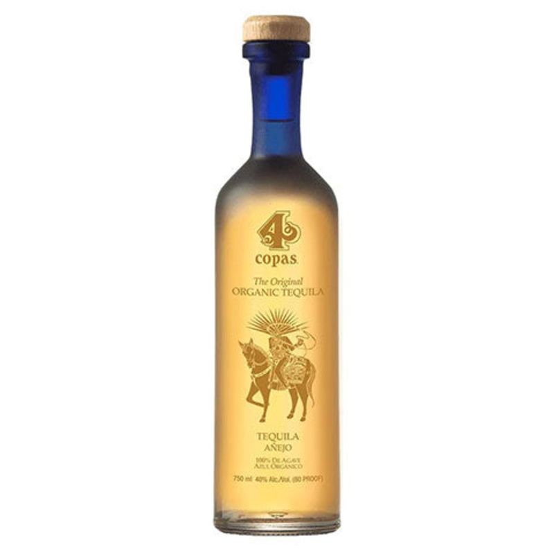4 Copas Anejo Organic Tequila 750ML BTL