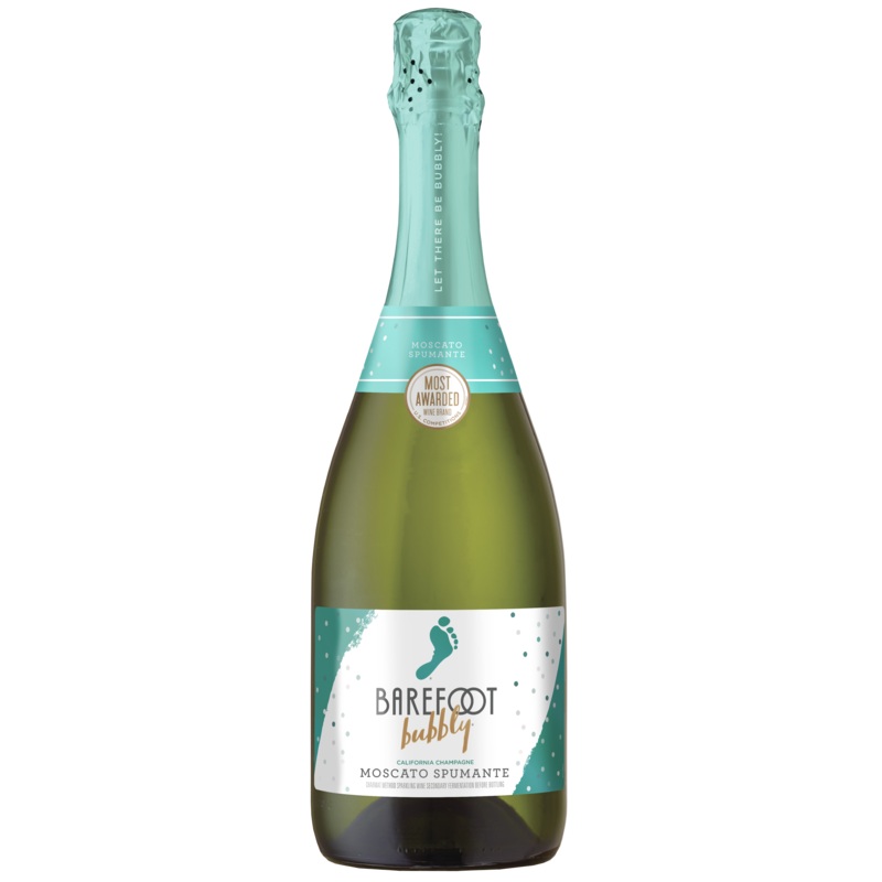 Barefoot Bubbly Moscato Spumante 750ML 750ml Bottle