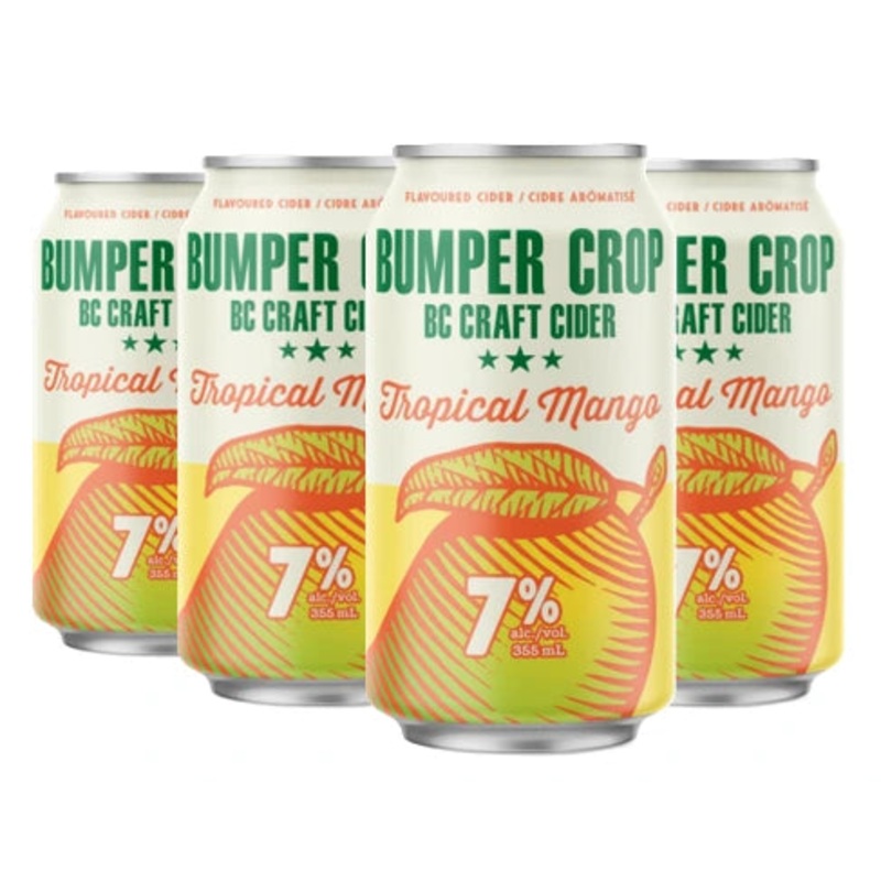 BUMPER CROP TROPICAL MANGO CIDER 355ML 6PK CAN @ Kelowna [1053552] 2130 ml