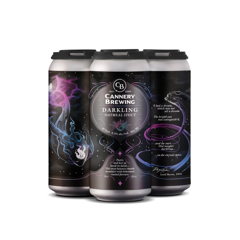 CANNERY DARKLING OATMEAL STOUT 473ML 4PK CAN @ Kelowna [1007055] 1892 ml
