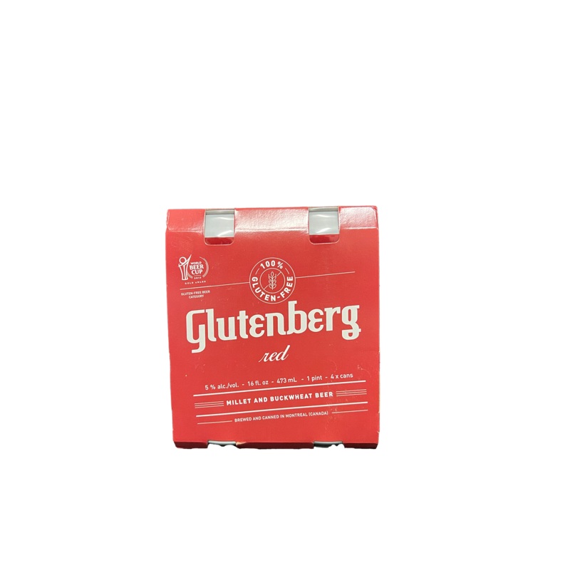 Glutenberg Red 4 Pack Cans