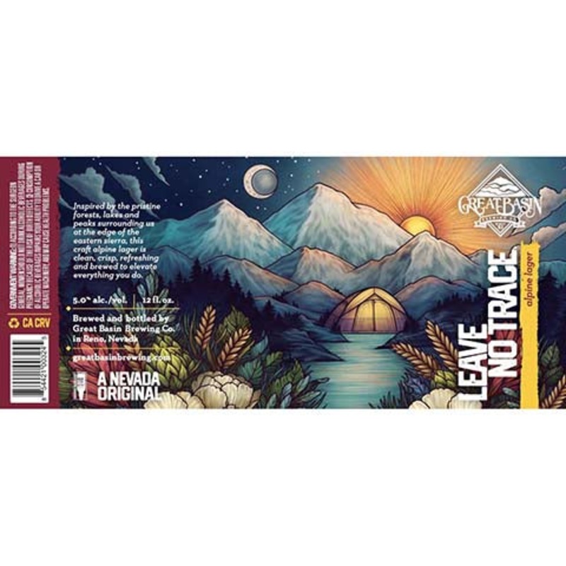 Great Basin Leave No Trace Alpine Lager 12OZ SINGLE BTL