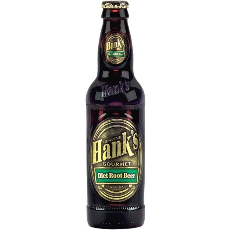 HANK'S GOURMET DIET ROOT BEER 6/4PK 12 oz (24)