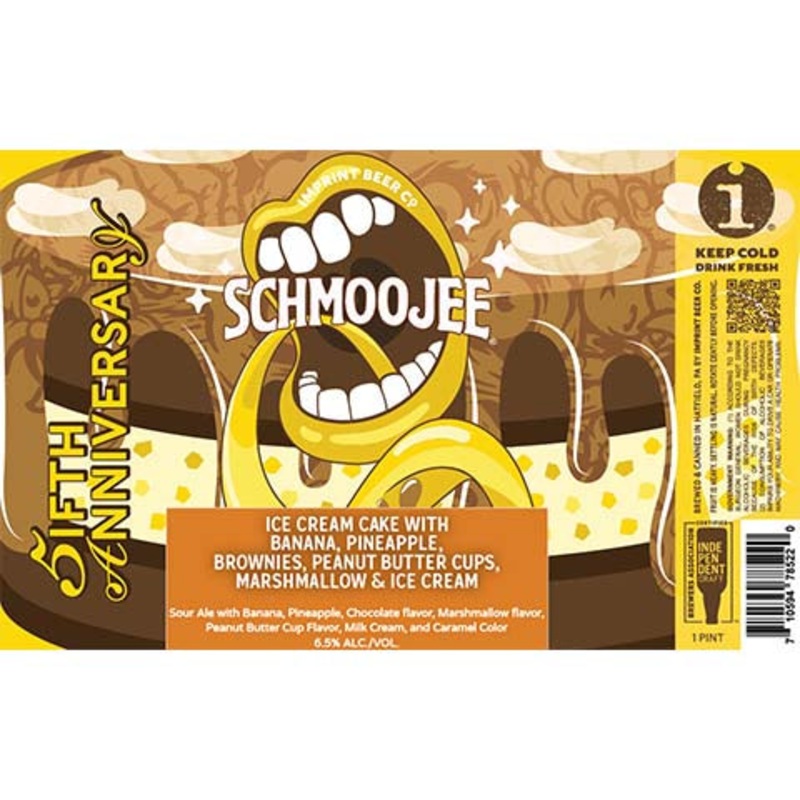 Imprint 51ft Anniversary Schmoojee Ice Cream Cake Sour 16OZ SINGLE CAN